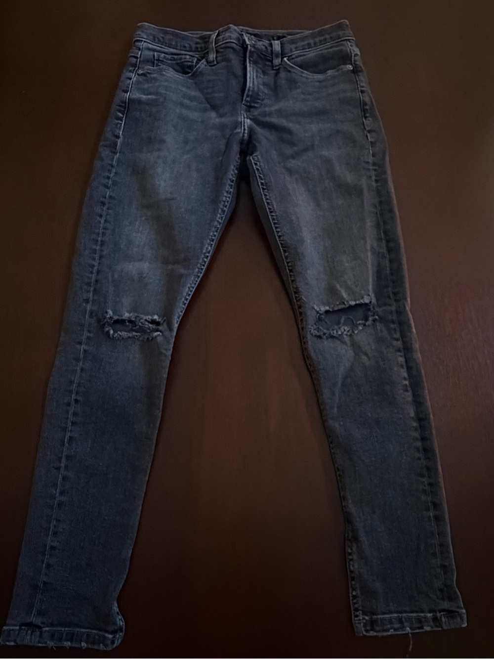Banana Republic Black Mid-Rise Skinny Jeans